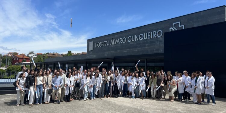 El área sanitaria de Vigo despide a sus 91 residentes