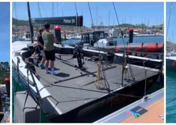 Baiona recibe al primero de los prestigiosos participantes en la Fórmula 1 del mar
