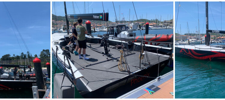 Baiona recibe al primero de los prestigiosos participantes en la Fórmula 1 del mar