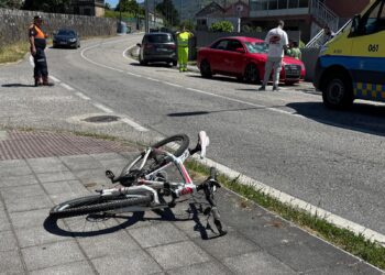 Herido muy grave un menor de edad al sufrir un accidente cuando circulaba en bicicleta