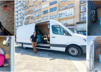 Desde festivales a pueblos remotos: nace en Vigo una barbería móvil para revolucionar el cuidado masculino