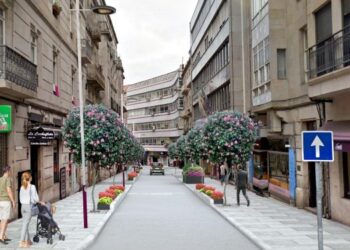 Las obras del Paseo de Granada brindan una oportunidad a las calles olvidadas del centro de Vigo