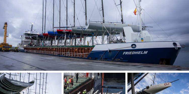 El puerto contiene el aliento con el desembarco de la élite de la vela en Vigo