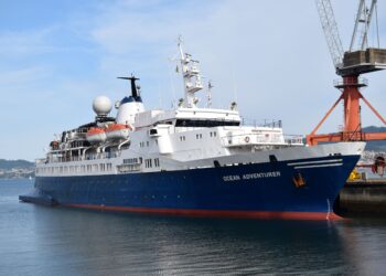 Un nuevo crucero de expediciones polares elige un astillero de Vigo para su puesta a punto