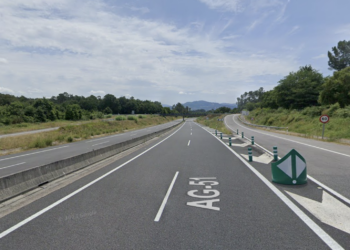 Dos heridos graves tras el vuelco de su coche en Salvaterra