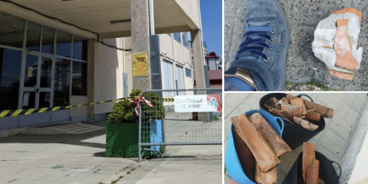 Los cascos de obra regresan al aula: las familias alzan la voz ante la grave situación de un colegio de Vigo
