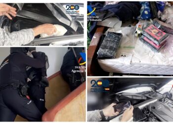 Vigo lidera una operación policial para detener a tres personas que distribuían droga a través de coches ‘caleteados’