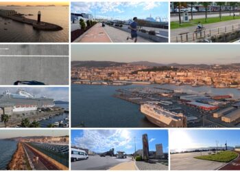 El Puerto de Vigo ya luce bandera azul y se presenta a los «Óscar» del medioambiente