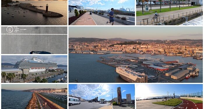 El Puerto de Vigo ya luce bandera azul y se presenta a los «Óscar» del medioambiente