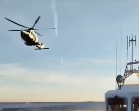 Una falsa alarma moviliza al helicóptero de Gardacostas en la ría de Vigo