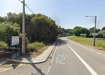 Herido un ciclista tras sufrir un atropello en Ponteareas