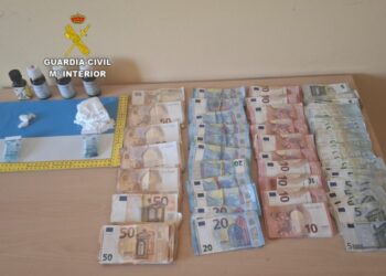 Sorprendida una vecina de A Guarda con cien gramos de cocaína y casi 10.000 euros en el coche