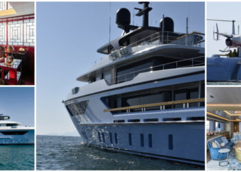 Un superyate de 27,5 millones de euros atraca en Vigo