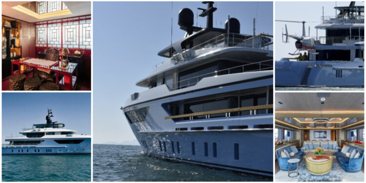 Un superyate de 27,5 millones de euros atraca en Vigo