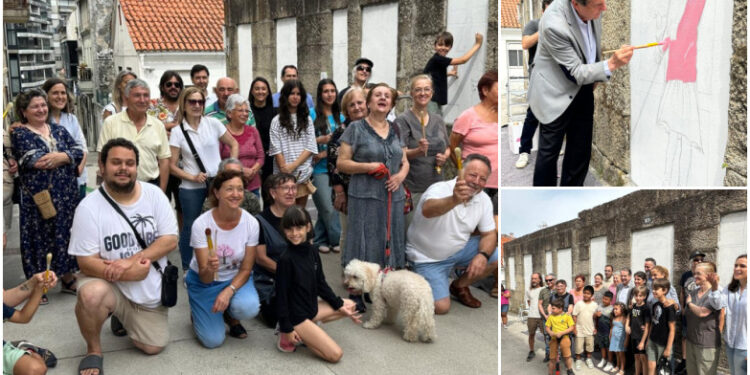 El arte urbano abre las ventanas de un barrio histórico de la ciudad dándole un nuevo aire