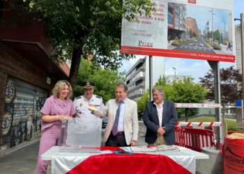 Comienzan las obras de humanización en Pintor Lugrís, que se sumará al Vigo Vertical