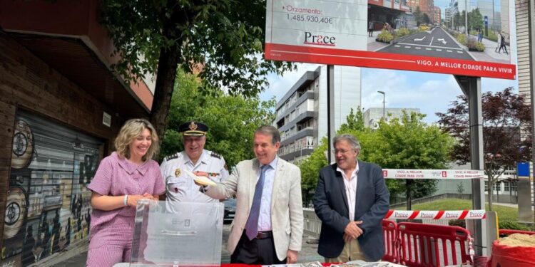 Comienzan las obras de humanización en Pintor Lugrís, que se sumará al Vigo Vertical