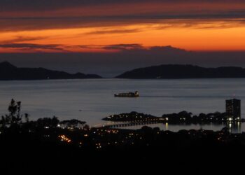 Atardecer en la Ría de Vigo