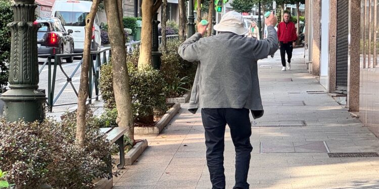 El gimnasio está en la calle