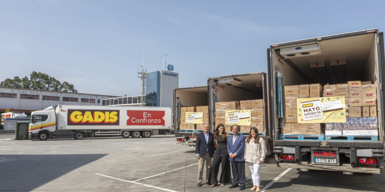 Gadis entrega más de 140.000 kilos de productos a 12 bancos de alimentos