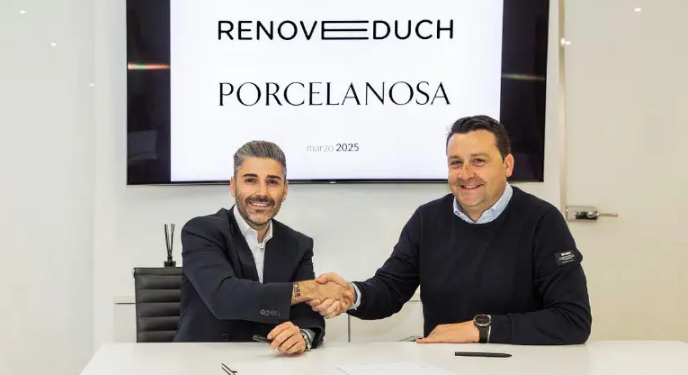Porcelanosa y Renoveduch cierran un acuerdo estratégico para transformar el sector de las reformas de baño en España