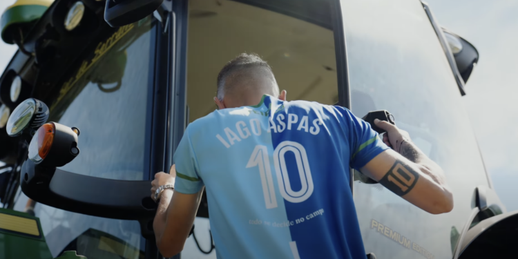 Iago Aspas asume un nuevo reto en el campo junto al deportivista David Mella