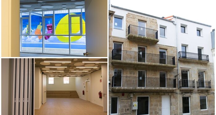 Así luce el nuevo edificio rehabilitado (y solidario) de la zona más antigua e histórica de Vigo