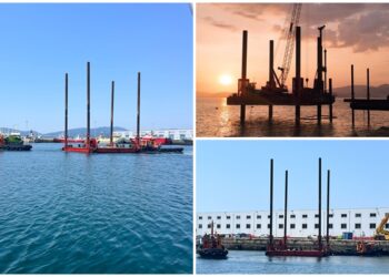 La transformación de Bouzas avanza: un nuevo pontón llega a Peiraos do Solpor