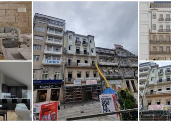 En marcha las obras de una lujosa promoción en plena arteria comercial de Vigo: así serán sus 5 viviendas