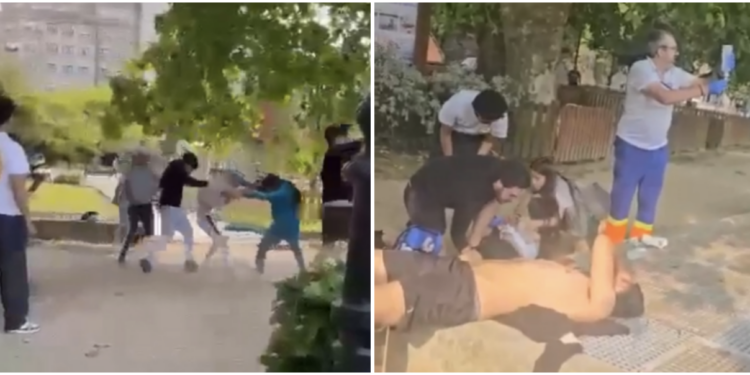 Tres heridos por arma blanca, dos muy graves, durante una pelea entre siete personas en Pontevedra