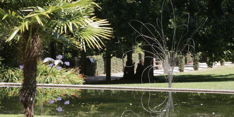 Denuncian la desaparición de una escultura de Castrelos que se dejó en una parcela municipal sin vigilancia