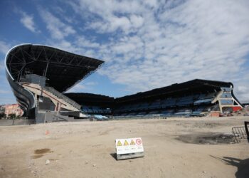 La «salvaje» panorámica de la obra de Gol permitirá ver los primeros partidos del Celta desde el exterior