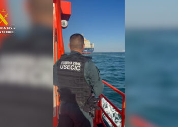 Intervenidos 38 fardos con 1.300 kilos de cocaína en un portacontenedores de la ruta Vigo-Málaga