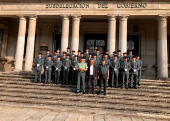 La provincia de Pontevedra da la bienvenida a 30 nuevos guardias civiles en prácticas