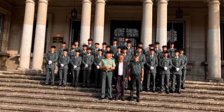 La provincia de Pontevedra da la bienvenida a 30 nuevos guardias civiles en prácticas