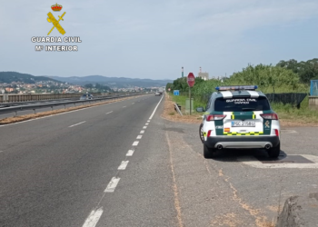 Cazado un conductor en Caldas de Reis a 191 km/hora