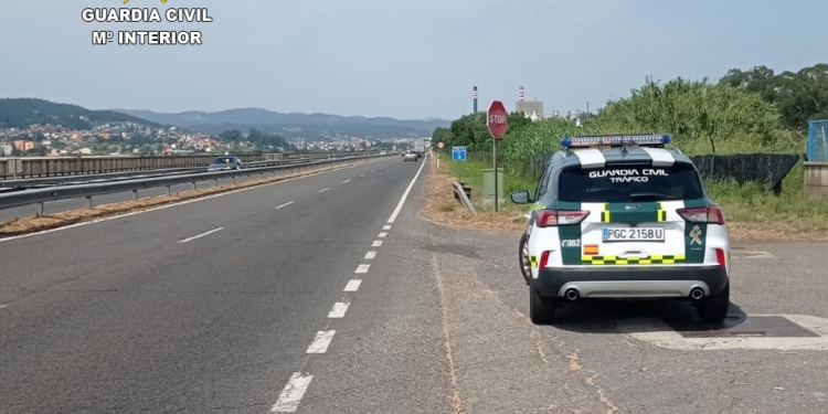 Cazado un conductor en Caldas de Reis a 191 km/hora