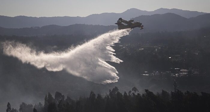 El incendio forestal de Salvaterra de Miño a un paso de la estabilización total