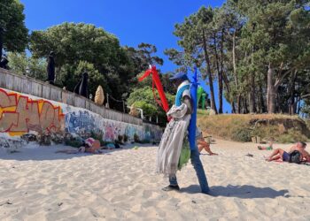 De negocios por la playa