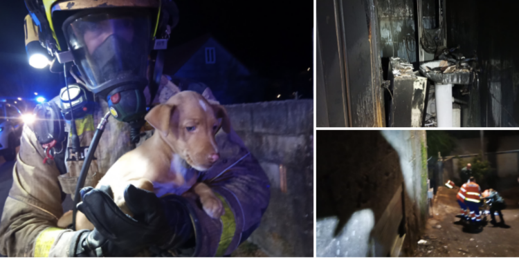 Herido un hombre tras un incendio en una vivienda en Covelo