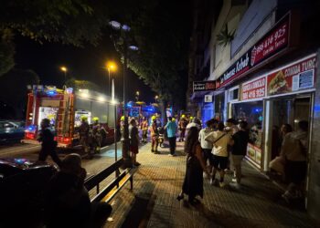 Alarma en Gran Vía tras la explosión de un cuadro eléctrico