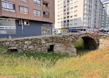 Un puente medieval en la ciudad de Vigo