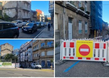 Revuelo en el entorno del Concello de Vigo: cortes de tráfico en calle Pracer y Granada hasta finales de año