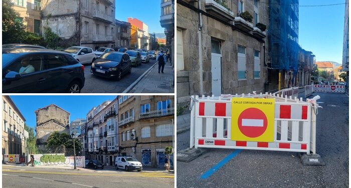 Revuelo en el entorno del Concello de Vigo: cortes de tráfico en calle Pracer y Granada hasta finales de año