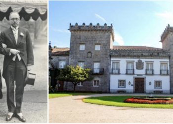 Los descendientes de los últimos moradores del Pazo de Castrelos obsequian a Vigo con sus recuerdos
