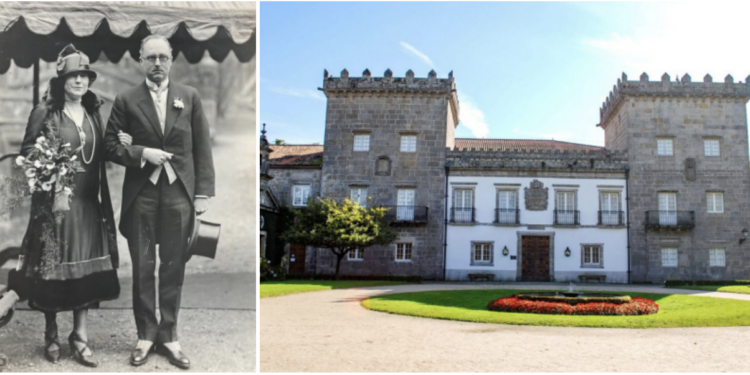 Los descendientes de los últimos moradores del Pazo de Castrelos obsequian a Vigo con sus recuerdos