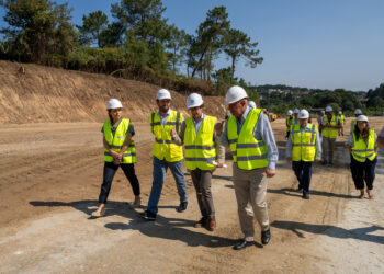 Avanzan las obras del nuevo tramo de la autovía Tui-A Guarda entre el polígono de Areas y la PO-350