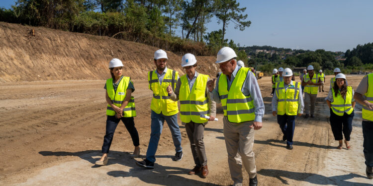 Avanzan las obras del nuevo tramo de la autovía Tui-A Guarda entre el polígono de Areas y la PO-350