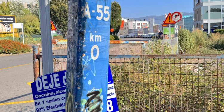 El kilómetro cero de la A-55
