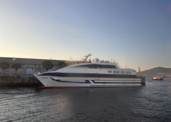 El transporte de ría se refuerza por las fiestas del Cristo de Cangas y el Galicia Fest